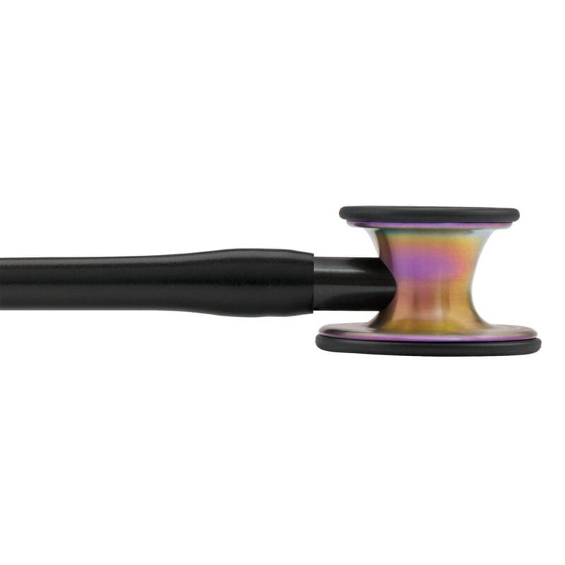 3M Littmann Cardiology IV Stethoscope Black with Rainbow 6165 3M Littmann Cardiology IV Stethoscope Black with Rainbow 6165