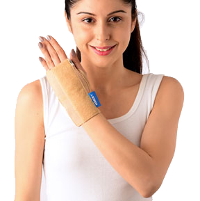 Elastic wrist splint right or left