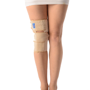 Elastic knee support