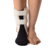 Ankle stirrup brace-padded