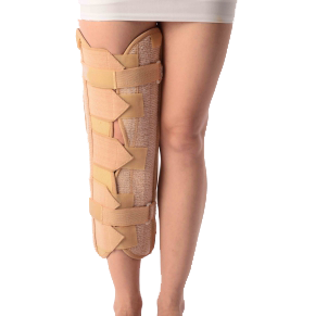New variable knee immobilizer brace / long type
