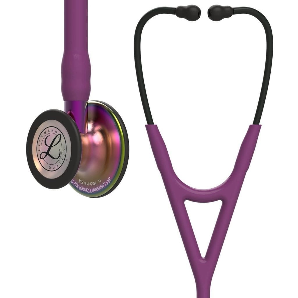 3M Littmann Cardiology IV Diagnostic Stethoscope Rainbow & Plum
