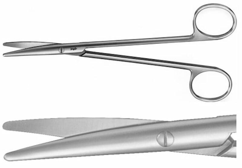Ae Bc683r Metzenbaum Dissecting Scissors Curved 160 Mm 6 14 (1)