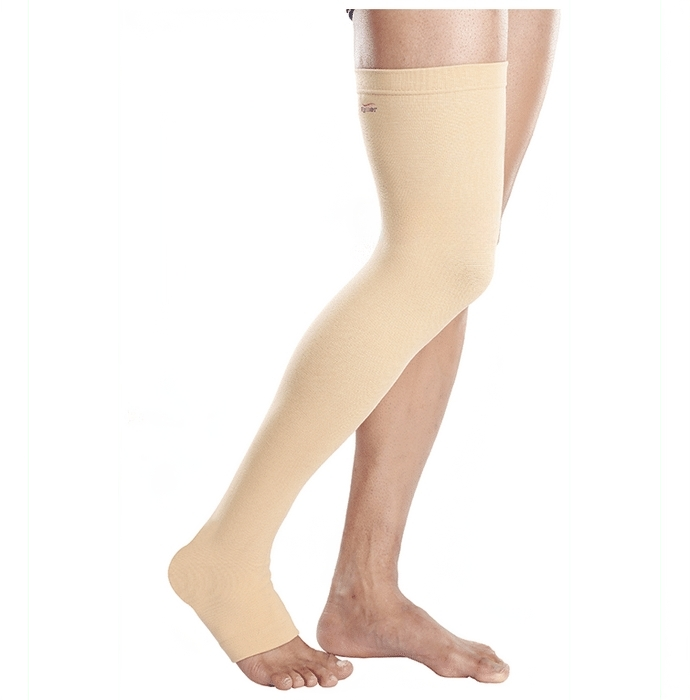 Tynor I-15 Compression Stocking Mid Thigh Open Toe Large