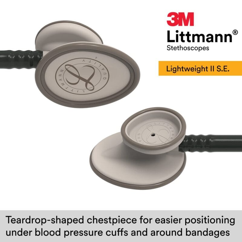 3m littmann lightweight ii s.e. stethoscopes for nurses, black tube, 28 inch, 2450 3m littmann lightweight ii s.e. stethoscopes for nurses, black tube, 28 inch, 2450
