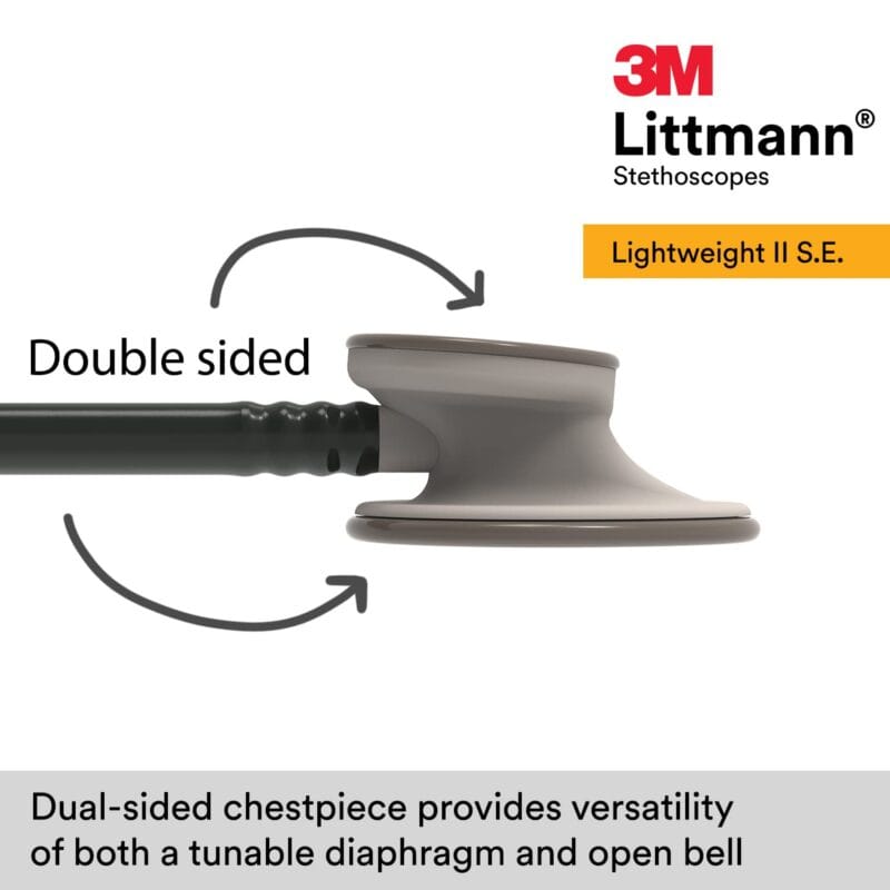 3m littmann lightweight ii s.e. stethoscopes for nurses, black tube, 28 inch, 2450 3m littmann lightweight ii s.e. stethoscopes for nurses, black tube, 28 inch, 2450