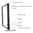 skytech super slim led view box with led dimmer for brightness adjustment