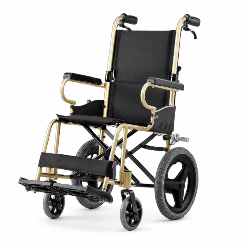 KARMA 2500 (18") Foldable Manual Wheelchair | Lightweight Self-Propelled Wheelchair for Home, Hospital & Rehabilitation