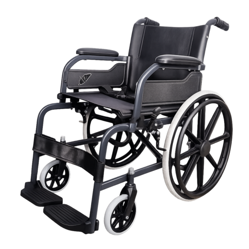Karma Champion 200 Mag Diamond Black Wheelchair | Lightweight Foldable Premium Manual Wheelchair