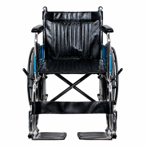 Karma Fighter C Mag Manual Wheelchair | Lightweight Foldable Manual Wheelchair with Mag Wheels for Home, Hospital & Rehabilitation