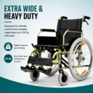 Karma KM-8020X Heavy Duty Wheelchair3