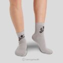 Anti Skid Socks (Ankle Length) - Flamingo (2)
