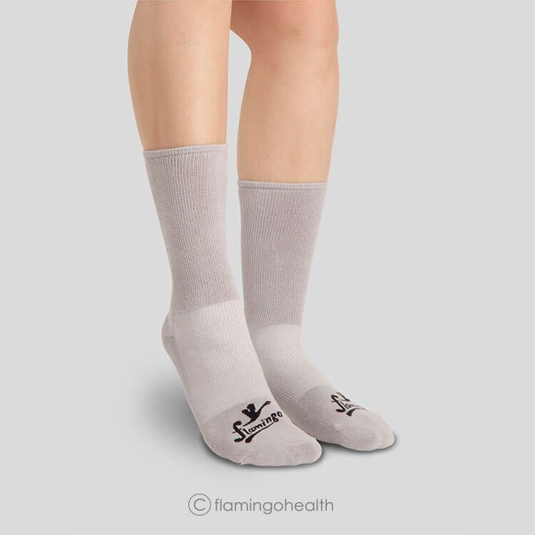 Anti Skid Socks (Ankle Length) - Flamingo - Surgical Shoppe