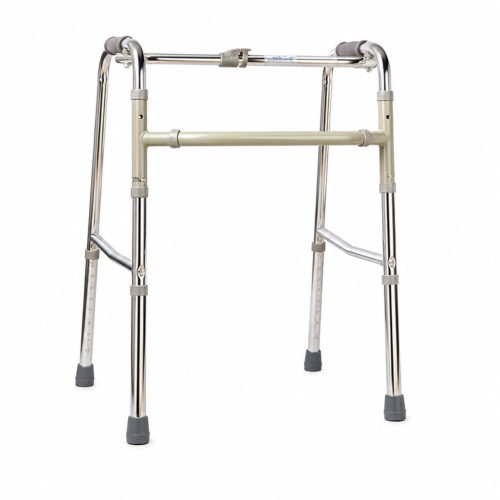 Karma Reciprocal Walker WK-50 (Silver) | Lightweight Folding Walking Aid with Reciprocal Movement | Including Freight Charges