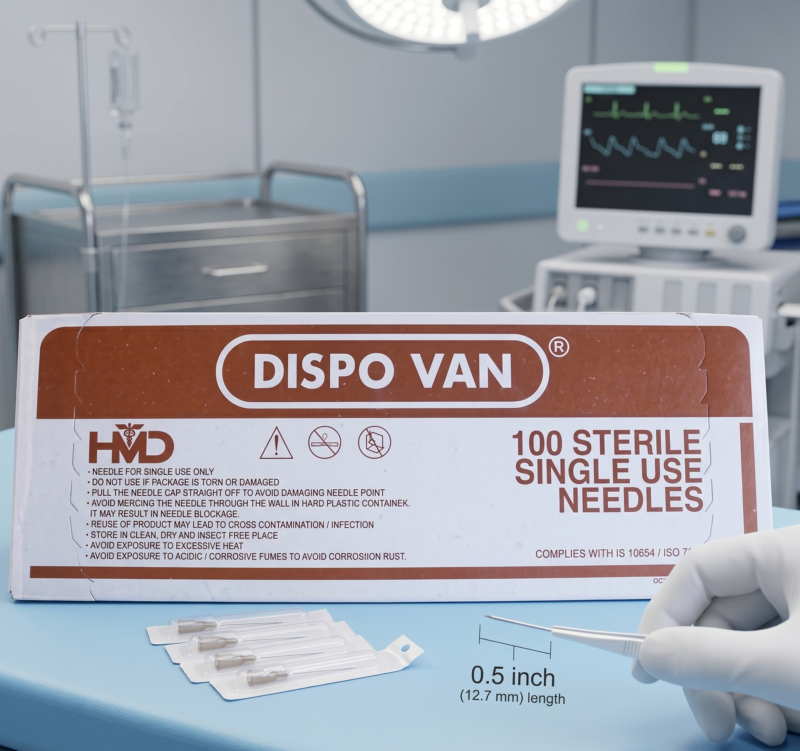 Dispo Van Hypodermic Needle (0.5 inch)