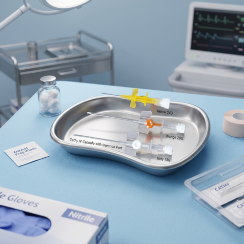 Cathy IV Cannula with Injection Port