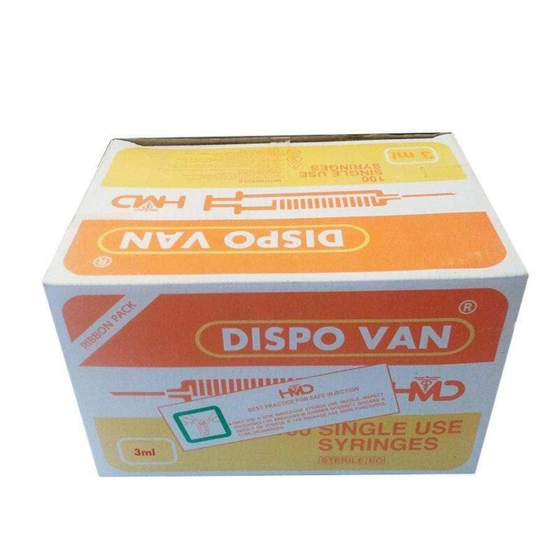 Dispo Van Syringe with Needle (3ml)