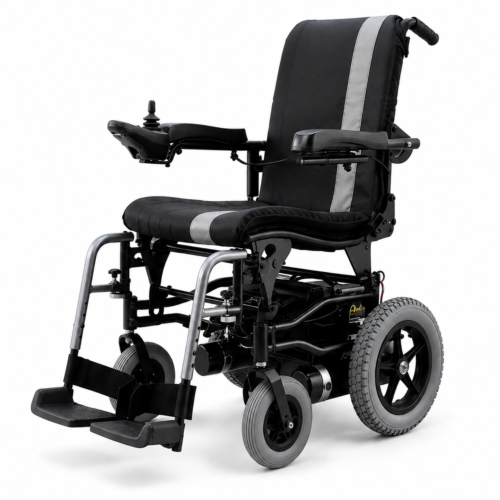 KARMA Ergo Nimble KP-10.3S Power Wheelchair | Lightweight Foldable Electric Wheelchair for Home, Travel & Rehabilitation