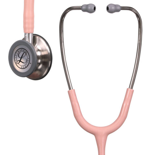 3M Littmann Classic III Stethoscope, 5910C, Stainless-finish Chestpiece, Champagne Rose Tube