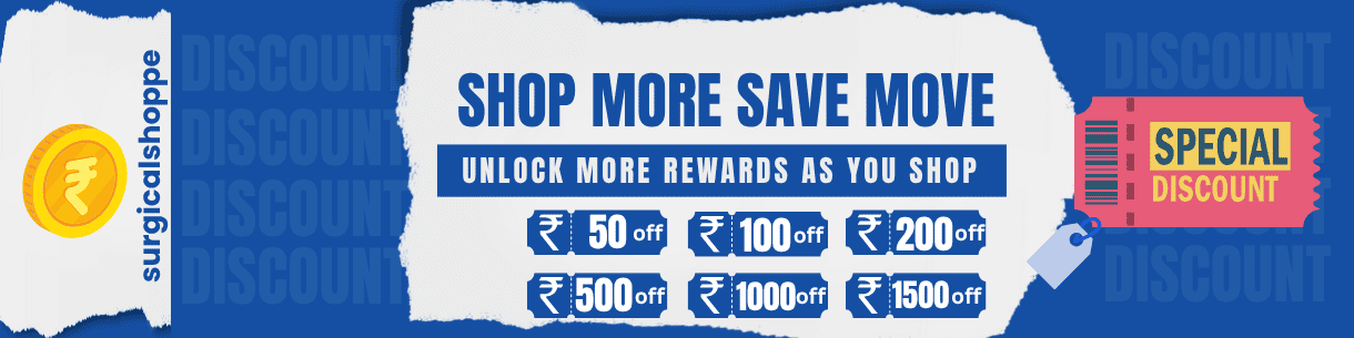 Blue and Grey Modern Discount Coupon Code Instagram Post 2