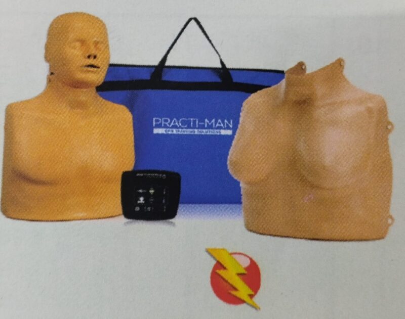 Adult Electronic CPR Training Manikin Advance Torso plus with wireless monitor with carrying bag Adult Male with Female Skin MB-001 PLF short desc