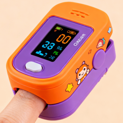 Child-Friendly Pulse Oximeter – Accurate, Painless Oxygen and Pulse Monitoring for Kids
