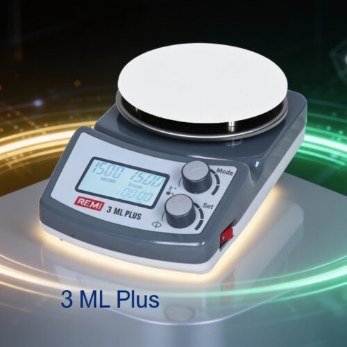 REMI 3 ML Plus Digital Magnetic Stirrer, 3L, 150–1800 RPM, LCD Display