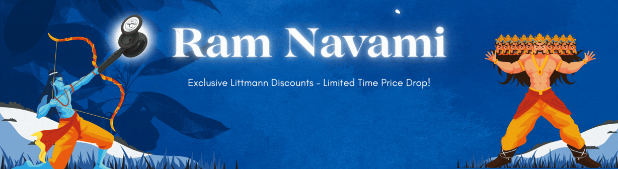 Blue and Orange Illustrated Ram Navami Instagram Post