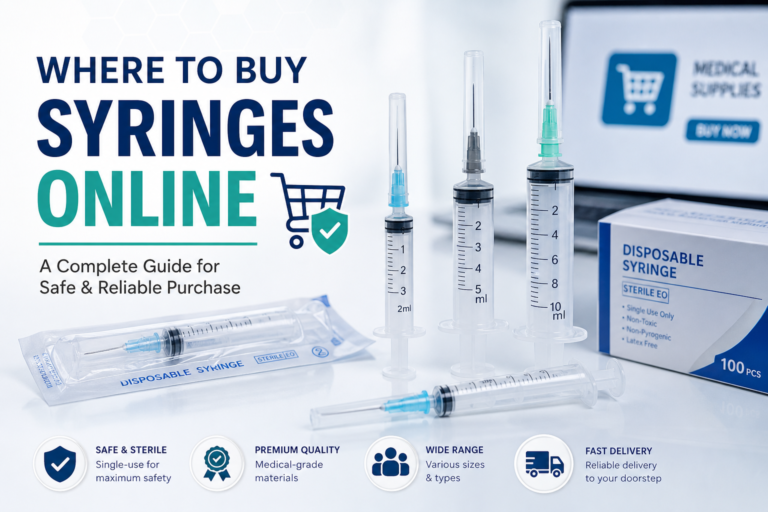 Where to Buy Syringes Online: A Complete Guide for Safe & Reliable Purchase